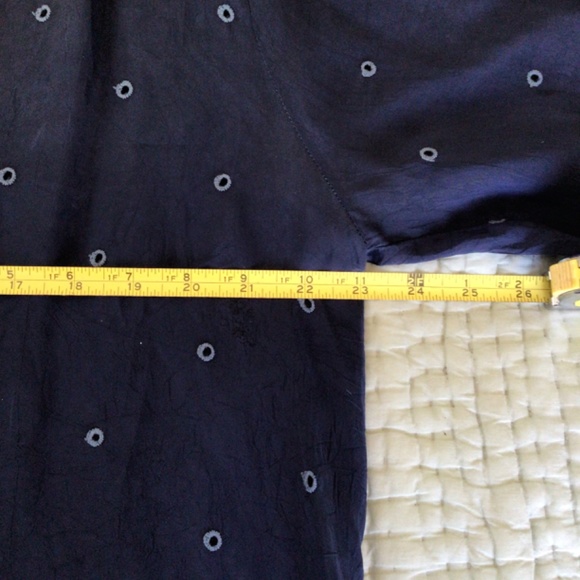 Johnny Was Navy Blue Tunic. Size M, EUC. - Picture 5 of 8